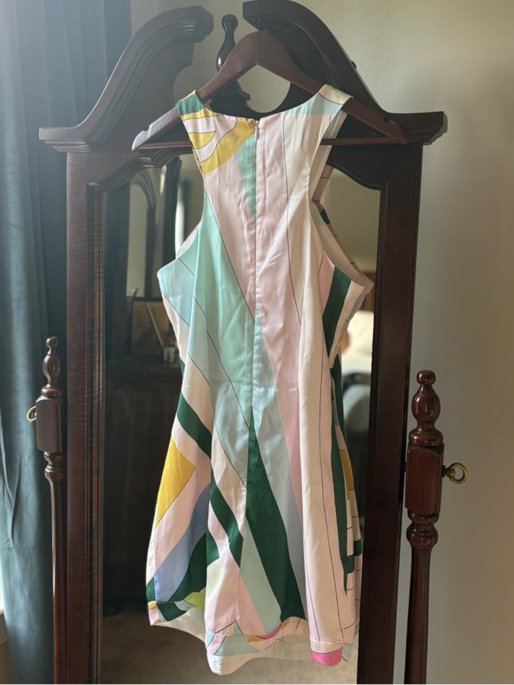 Ericka halter dress Women’s size Small Color block - Picture 3 of 9